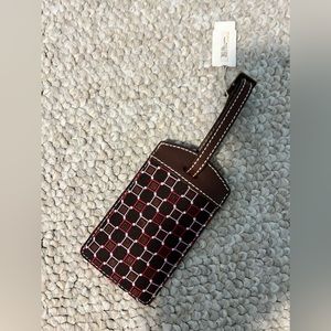 J Crew luggage tag